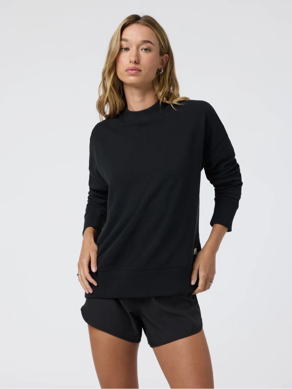 Vuori Sedona Weekender Crew - Black (small)
